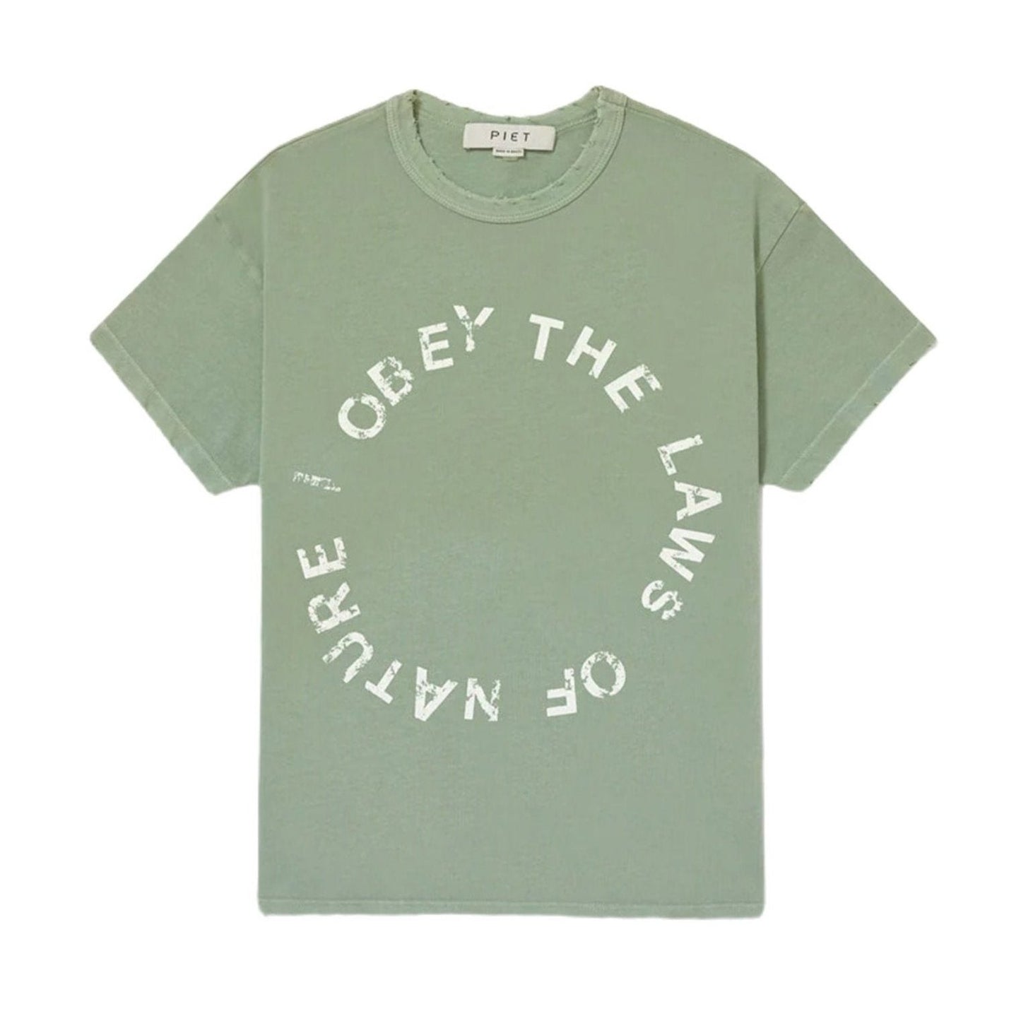 CAMISETA PIET I OBEY FITTED LIGHT OLIVE