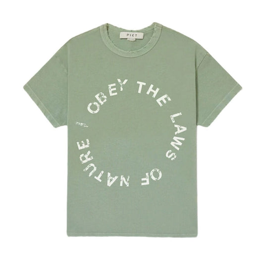 CAMISETA PIET I OBEY FITTED LIGHT OLIVE