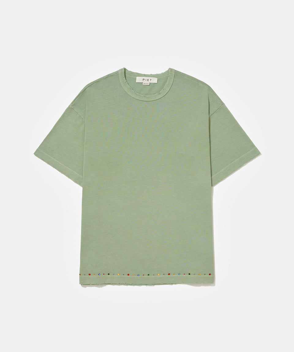 CAMISETA PIET I OBEY FITTED LIGHT OLIVE