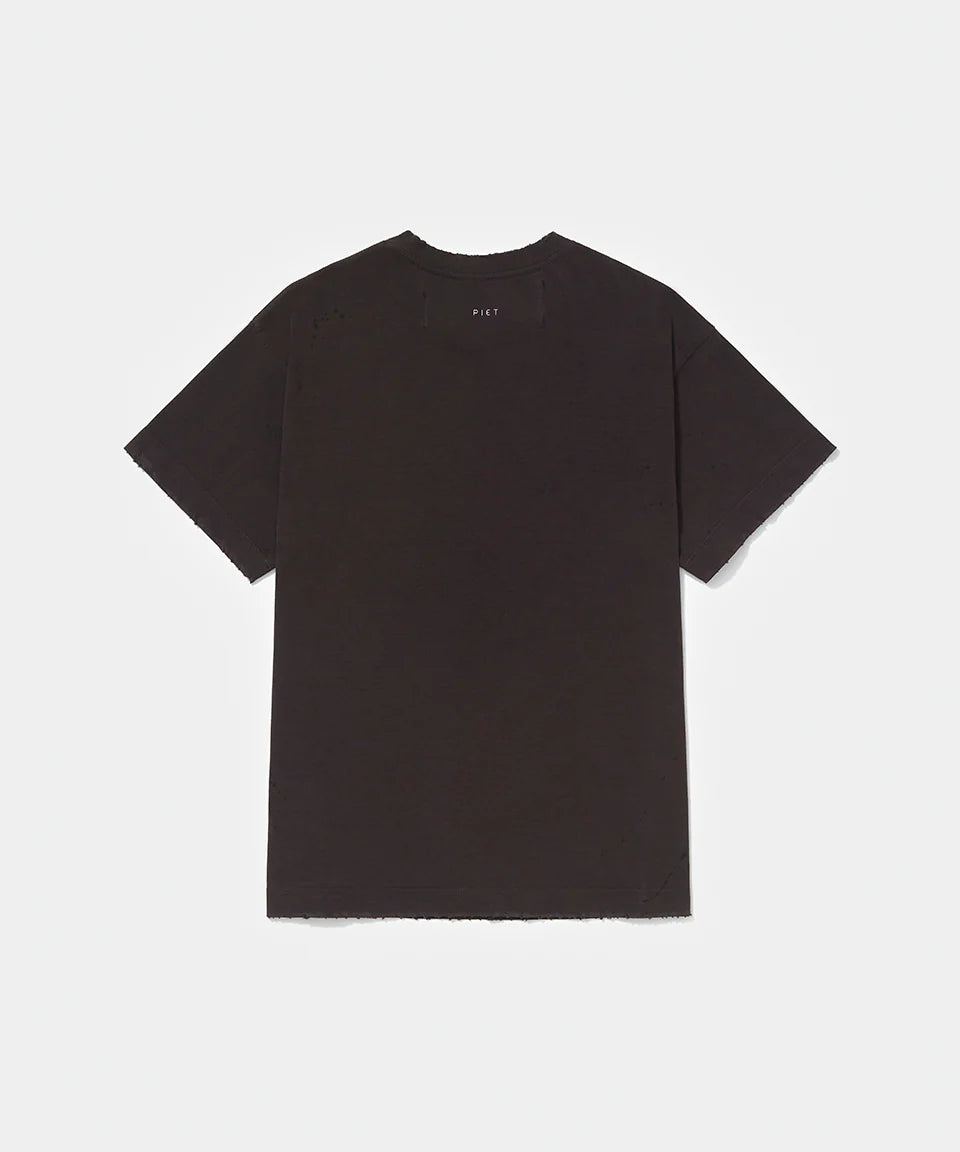 CAMISETA PIET CUBATÃO BABY BONE BLACK