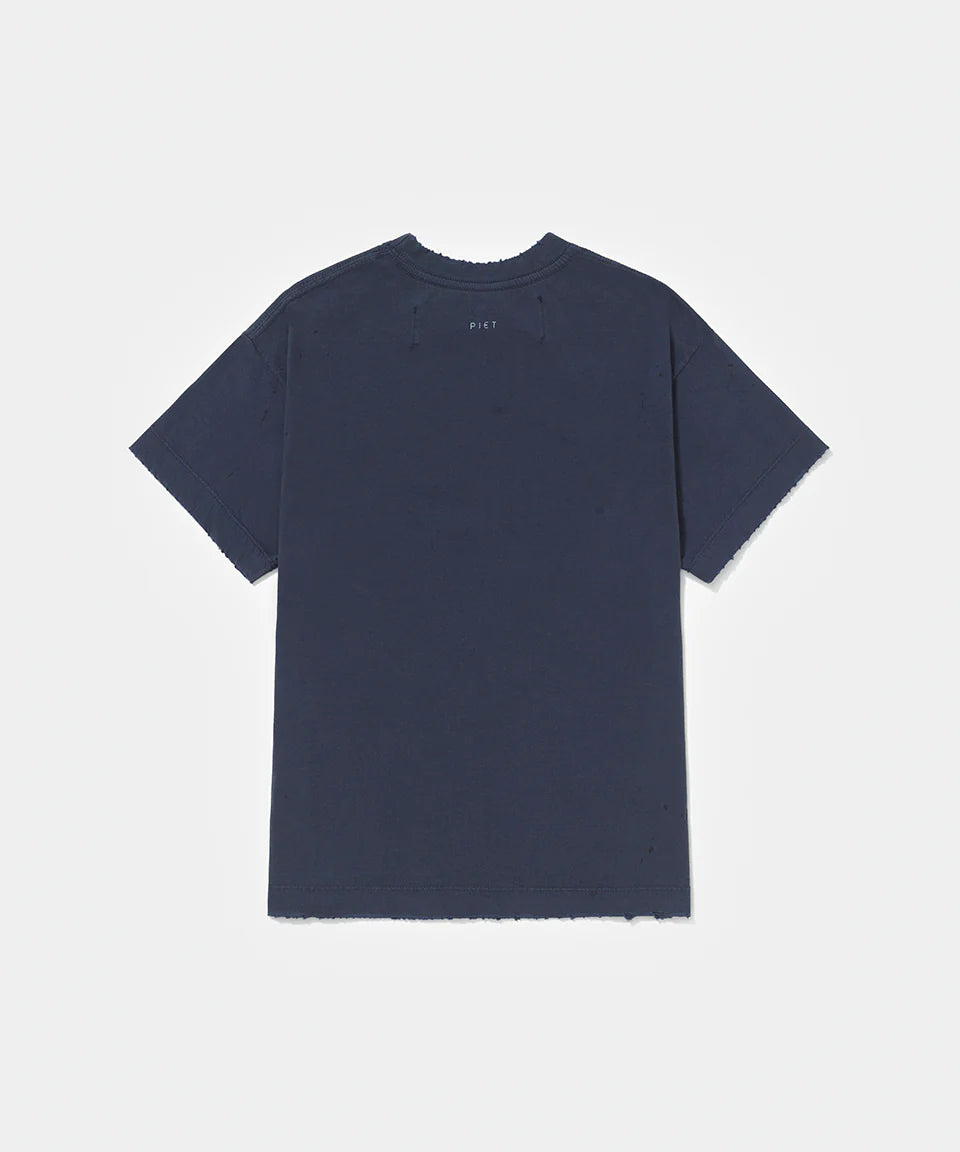 CAMISETA PIET REVOLUTION BABY BONE BLACK