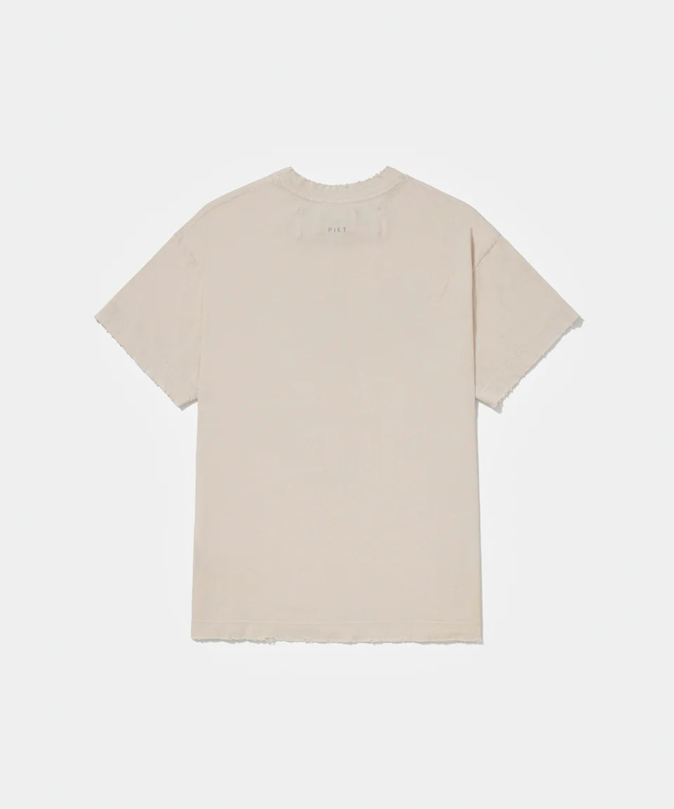 CAMISETA PIET REVOLUTION BABY BONE WHITE