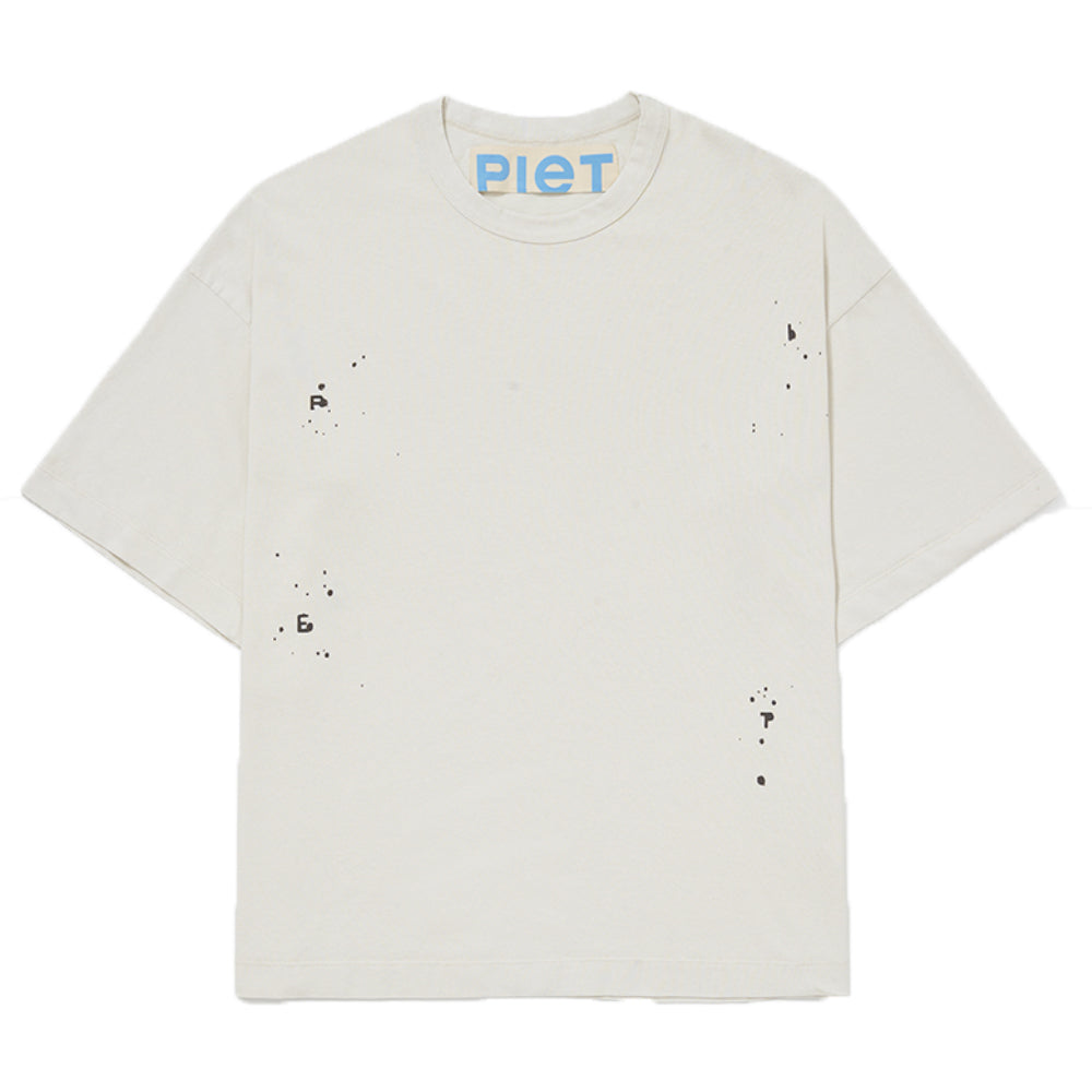 CAMISETA PIET SPLATTER BONE WHITE