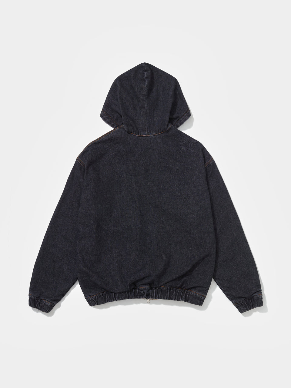 JAQUETA PIET BLACK DENIM HOODED