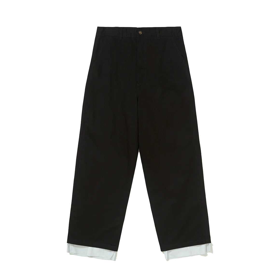 CALÇA PIET LINED CHINO WIDE LEG TROUSERS