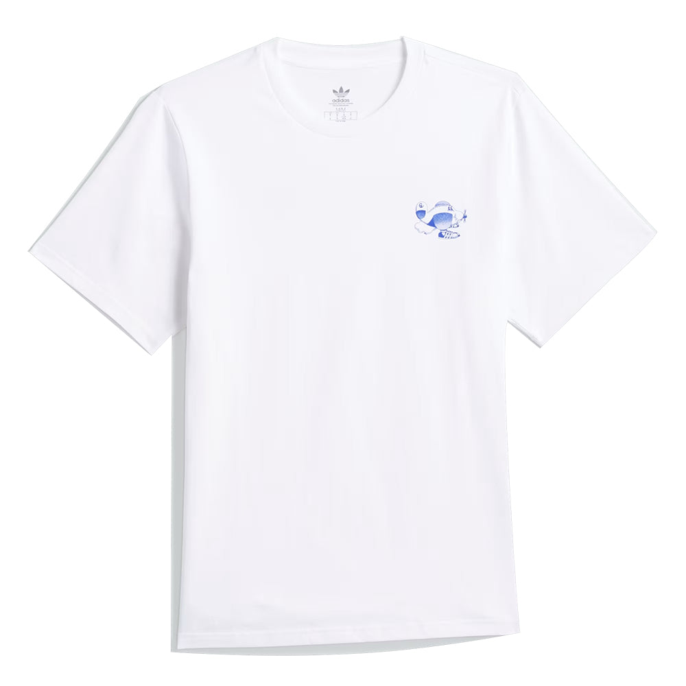 CAMISETA ADIDAS DOGPLAN WHITE / LUCID BLUE