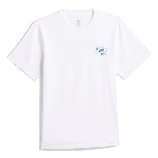 CAMISETA ADIDAS DOGPLAN WHITE / LUCID BLUE