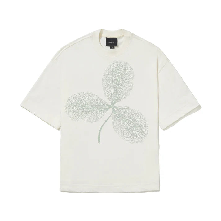 CAMISETA ELO EM COMUM OVER TREVO BRANCO OFF
