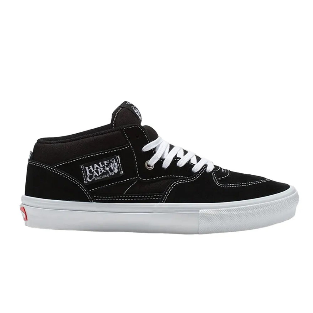 TÊNIS VANS SKATE HALF CAB BLACK WHITE