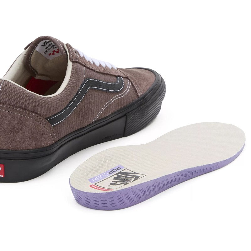 TÊNIS VANS OLD SKOOL SKATE TAUPE BLACK