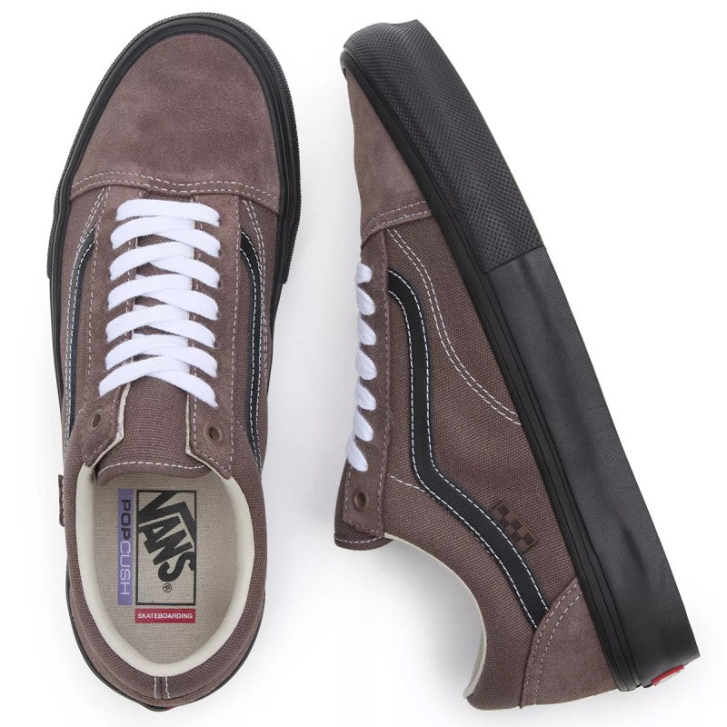 TÊNIS VANS OLD SKOOL SKATE TAUPE BLACK
