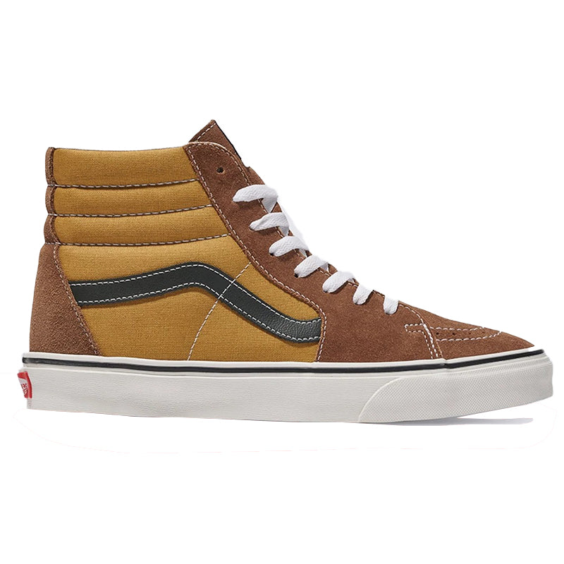 TÊNIS VANS SK8-HI SUEDE POP CANVAS BROWN MULTI