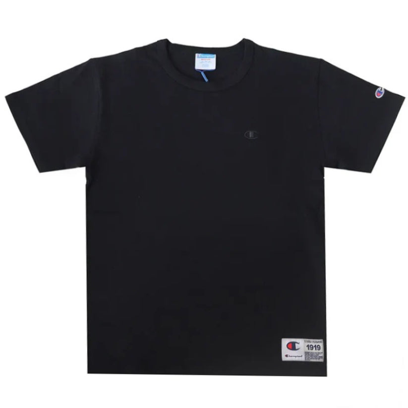 CAMISETA CHAMPION C LOGO BLACK/ BLACK