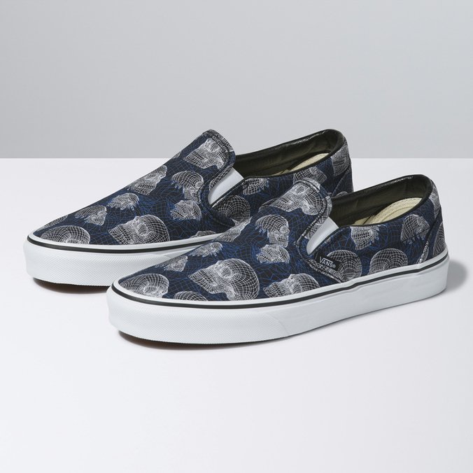 TÊNIS VANS SLIP-ON WIREFRAME SKULL