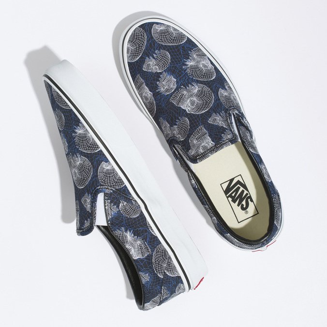 TÊNIS VANS SLIP-ON WIREFRAME SKULL