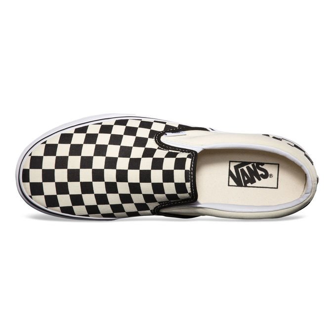 TÊNIS VANS SLIP ON CHECKERBOARD BLACK/WHITE