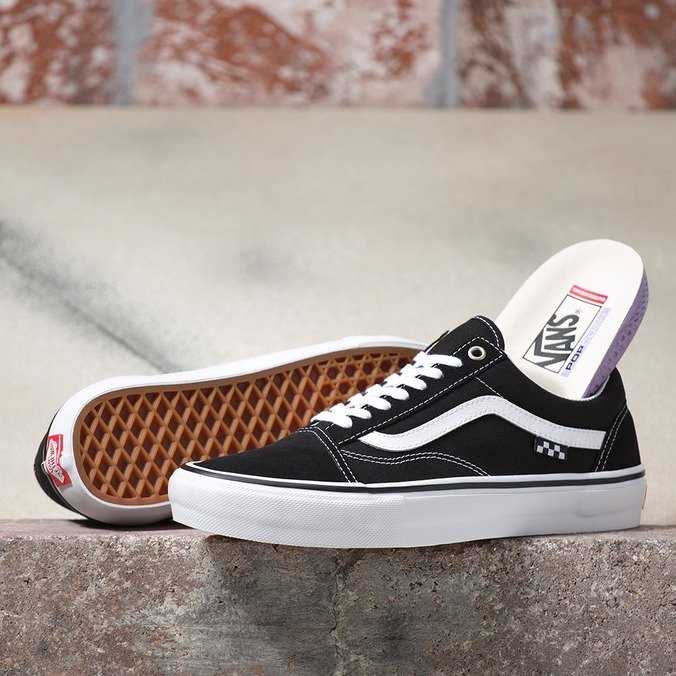 TÊNIS VANS OLD SKOOL PRO  BLACK / WHITE