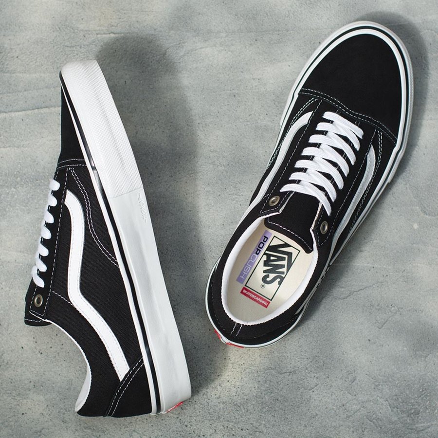 TÊNIS VANS OLD SKOOL PRO  BLACK / WHITE