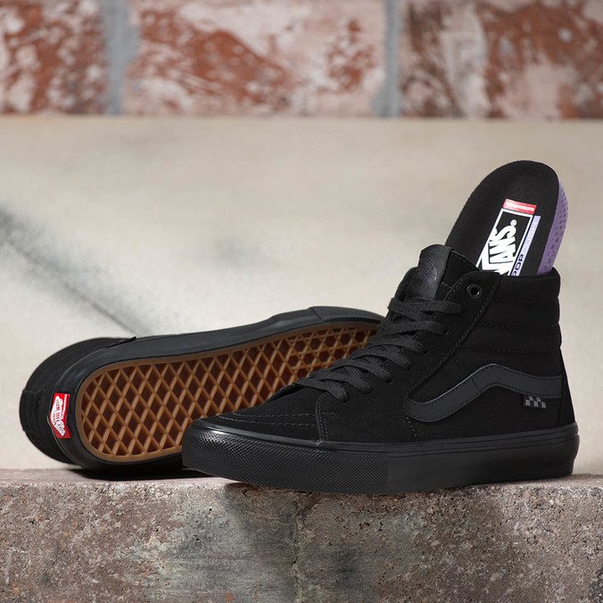 TÊNIS VANS SK8-HI SKATE PRO BLACK/BLACK