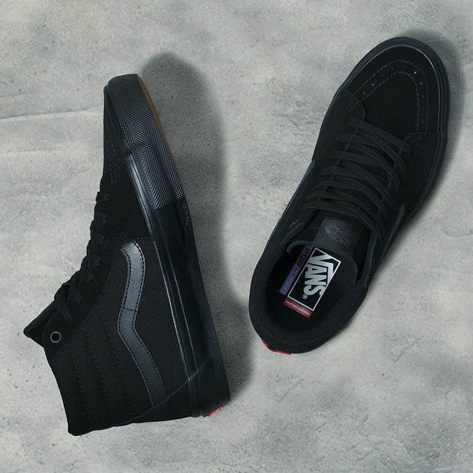 TÊNIS VANS SK8-HI SKATE PRO BLACK/BLACK