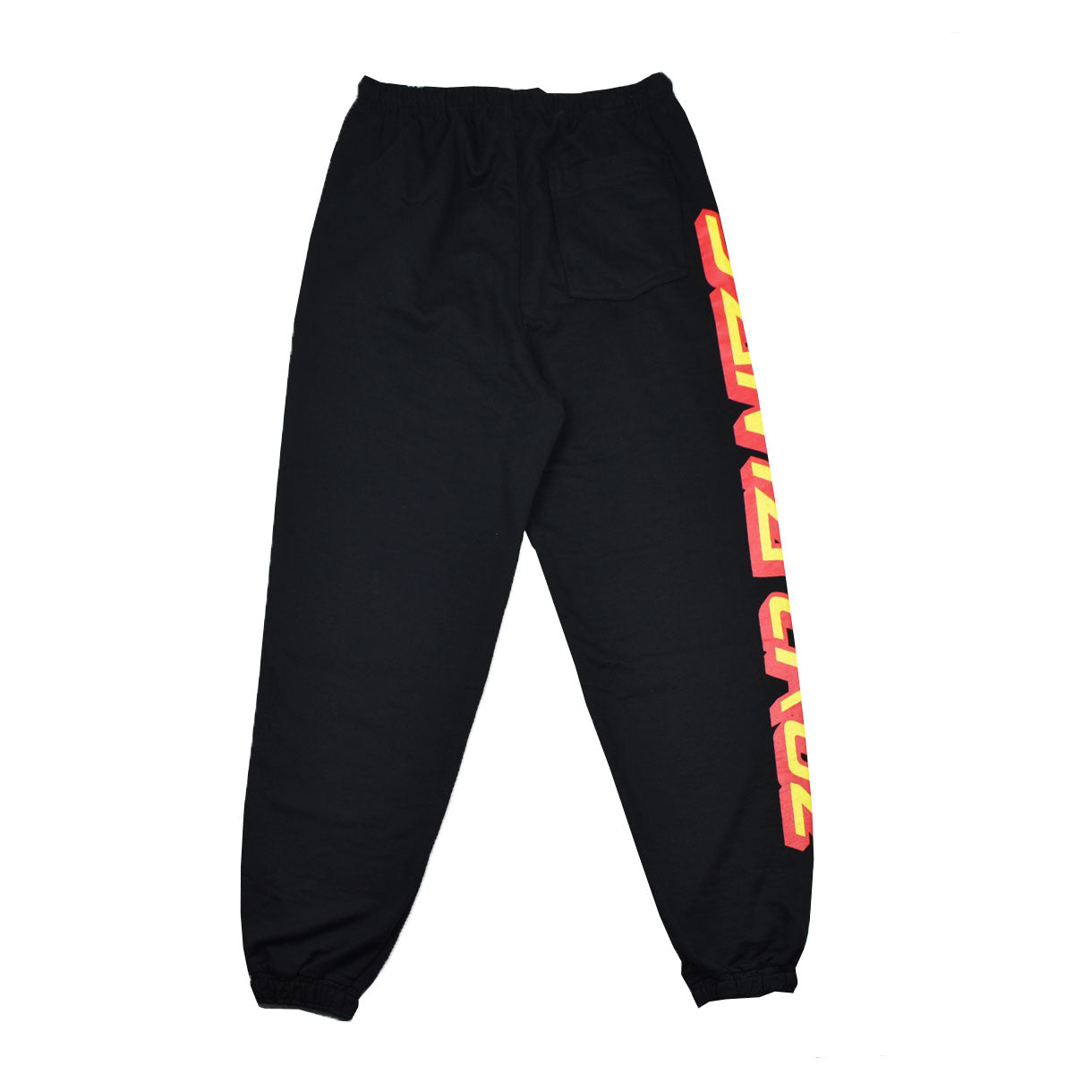 CALÇA MOLETOM SANTA CRUZ BIG STRIP PRETO