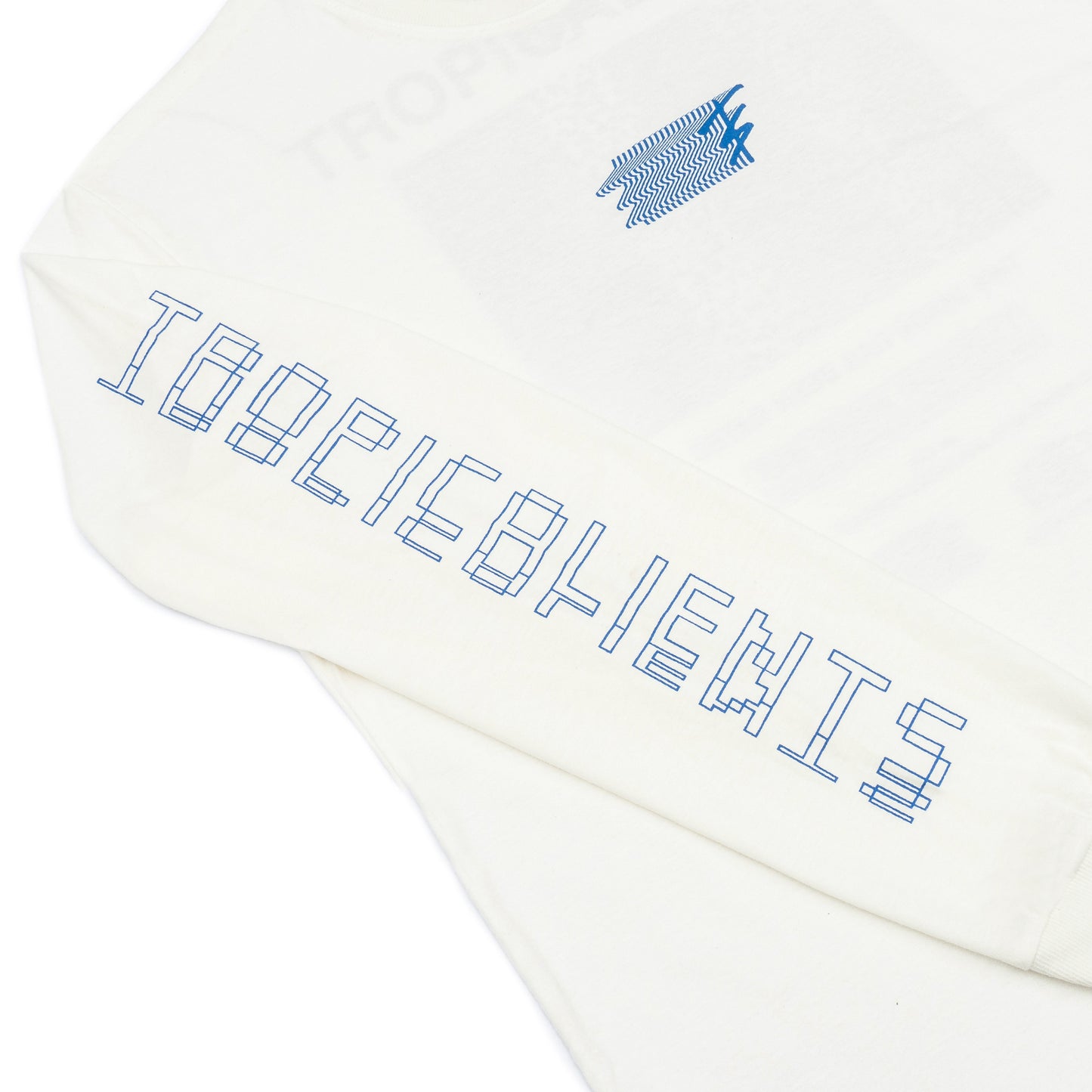 CAMISETA MANGA LONGA TROPICALIENTS INTERFERENCE WHITE