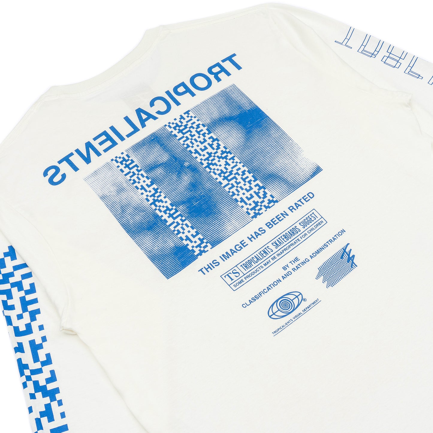 CAMISETA MANGA LONGA TROPICALIENTS INTERFERENCE WHITE