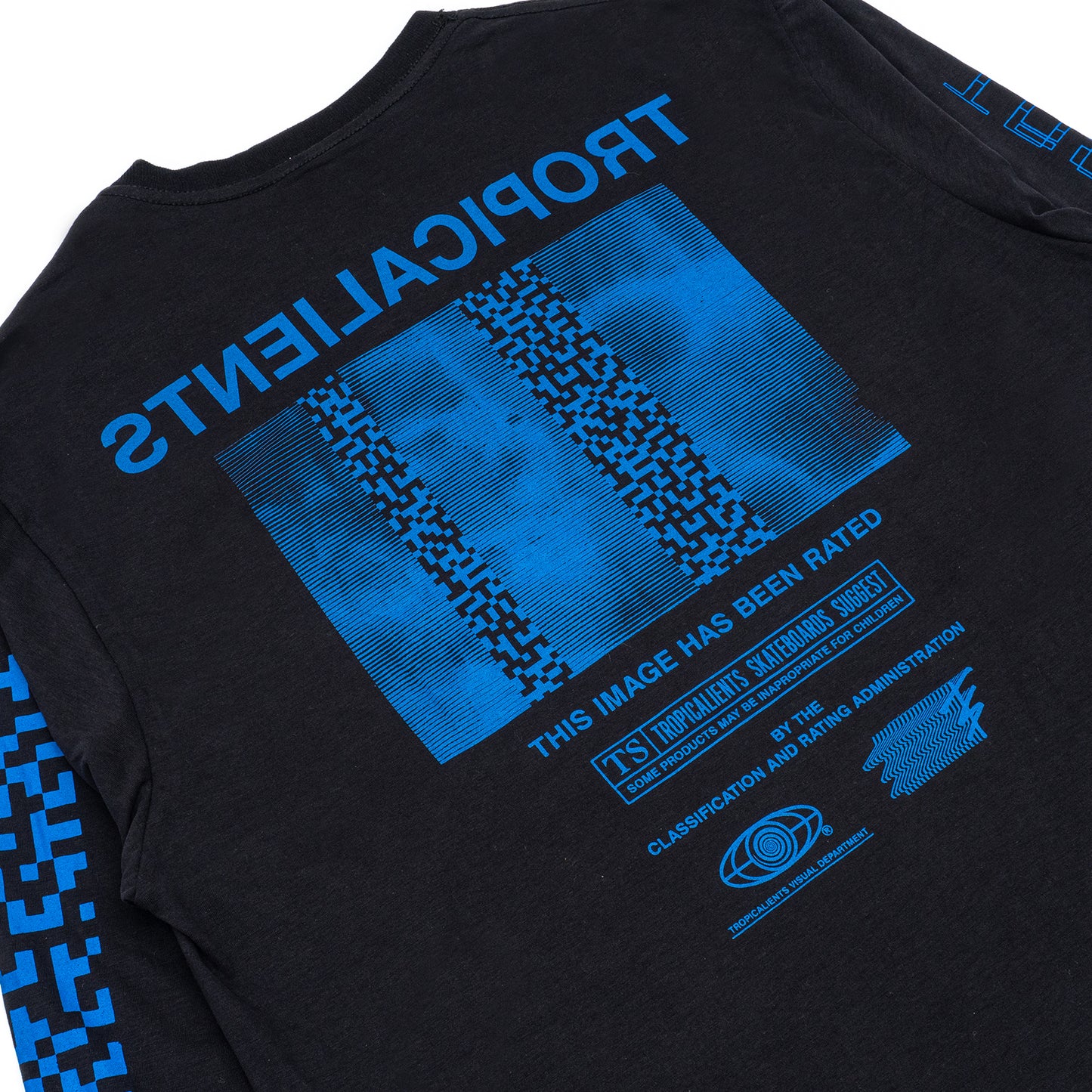 CAMISETA MANGA LONGA TROPICALIENTS INTERFERENCE BLACK
