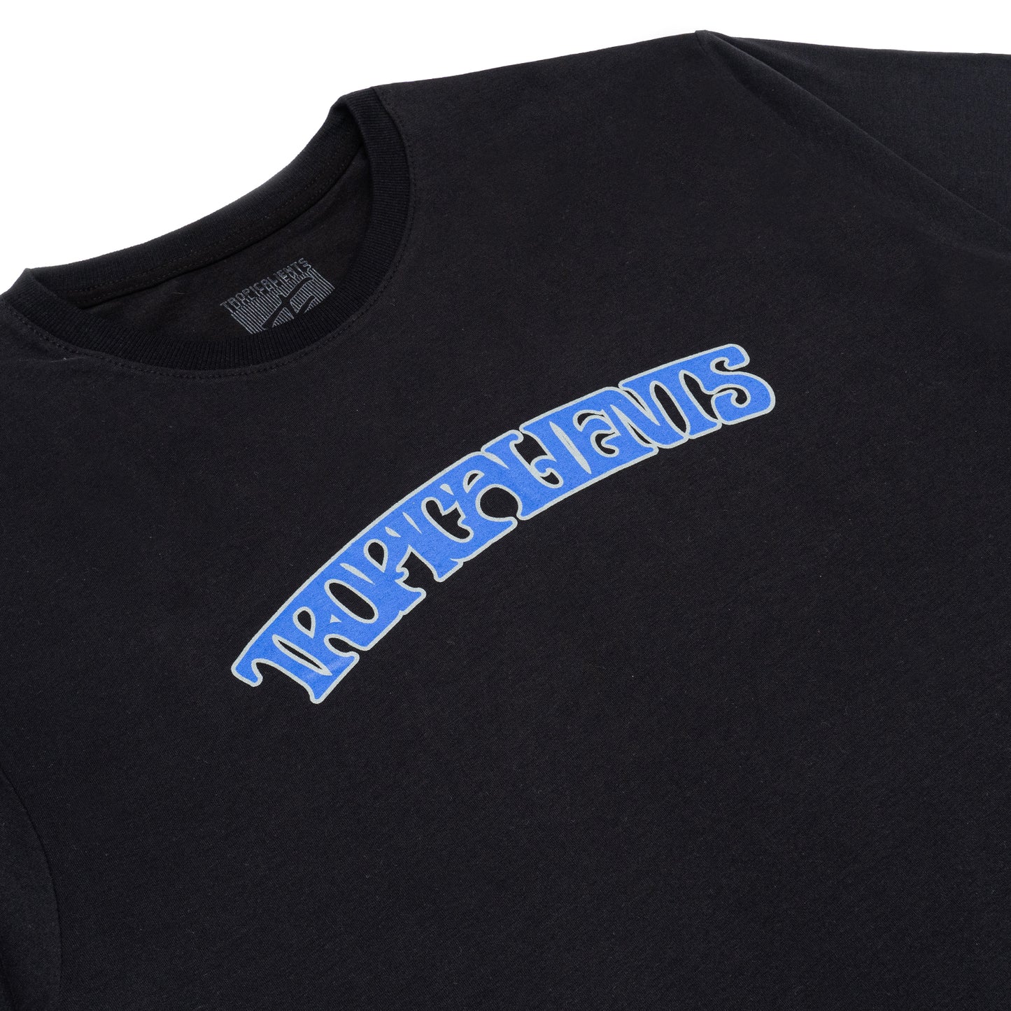 CAMISETA TROPICALIENTS UNIVERSIDADE PSICODÉLICA BLACK