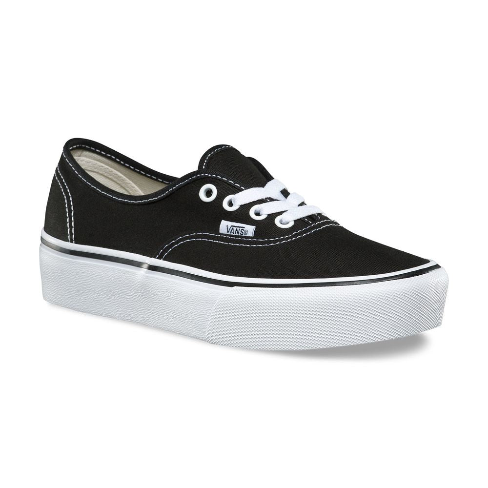 TÊNIS VANS AUTHENTIC PLATFORM BLACK/WHITE