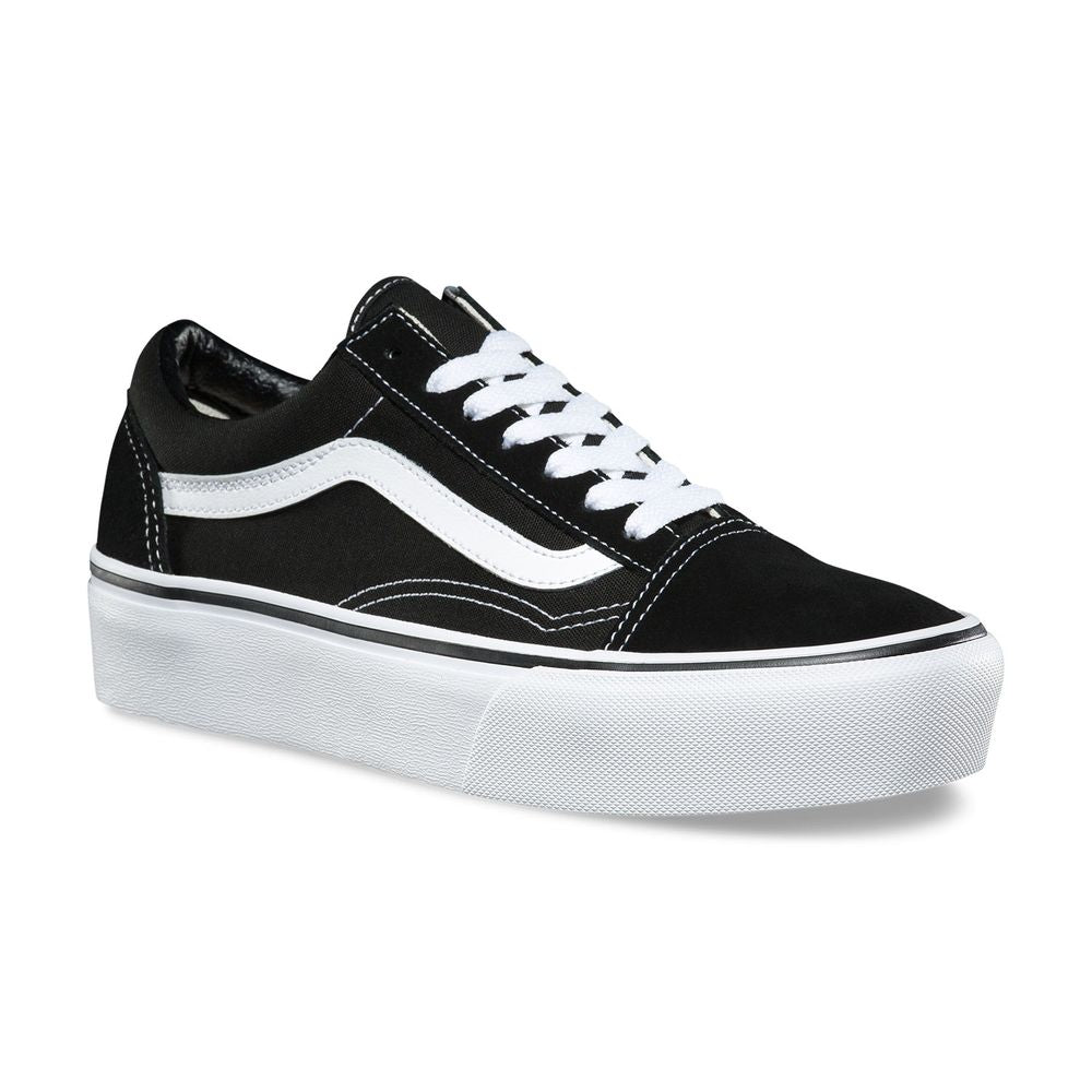 TÊNIS VANS OLD SKOOL PLATAFORM BLACK / WHITE