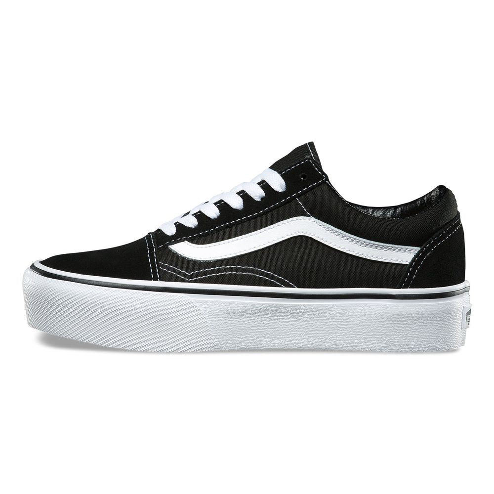 TÊNIS VANS OLD SKOOL PLATAFORM BLACK / WHITE