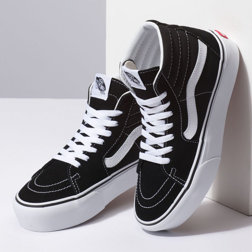 TÊNIS VANS SK8 HI PLATFORM 2.0 PRETO/BRANCO