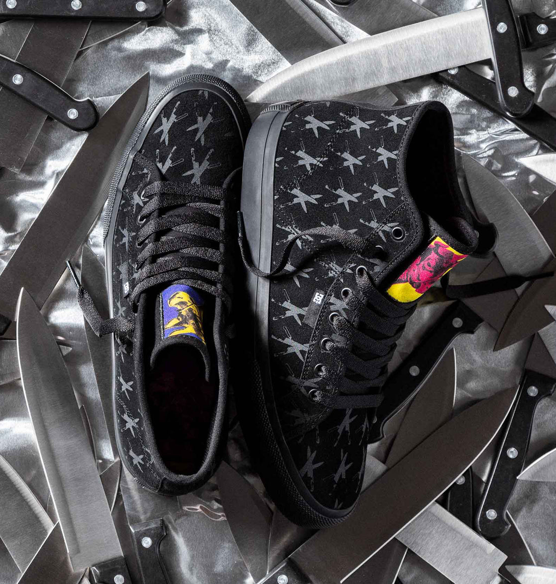 TÊNIS DC AW MANUAL HI BLACK/BLACK