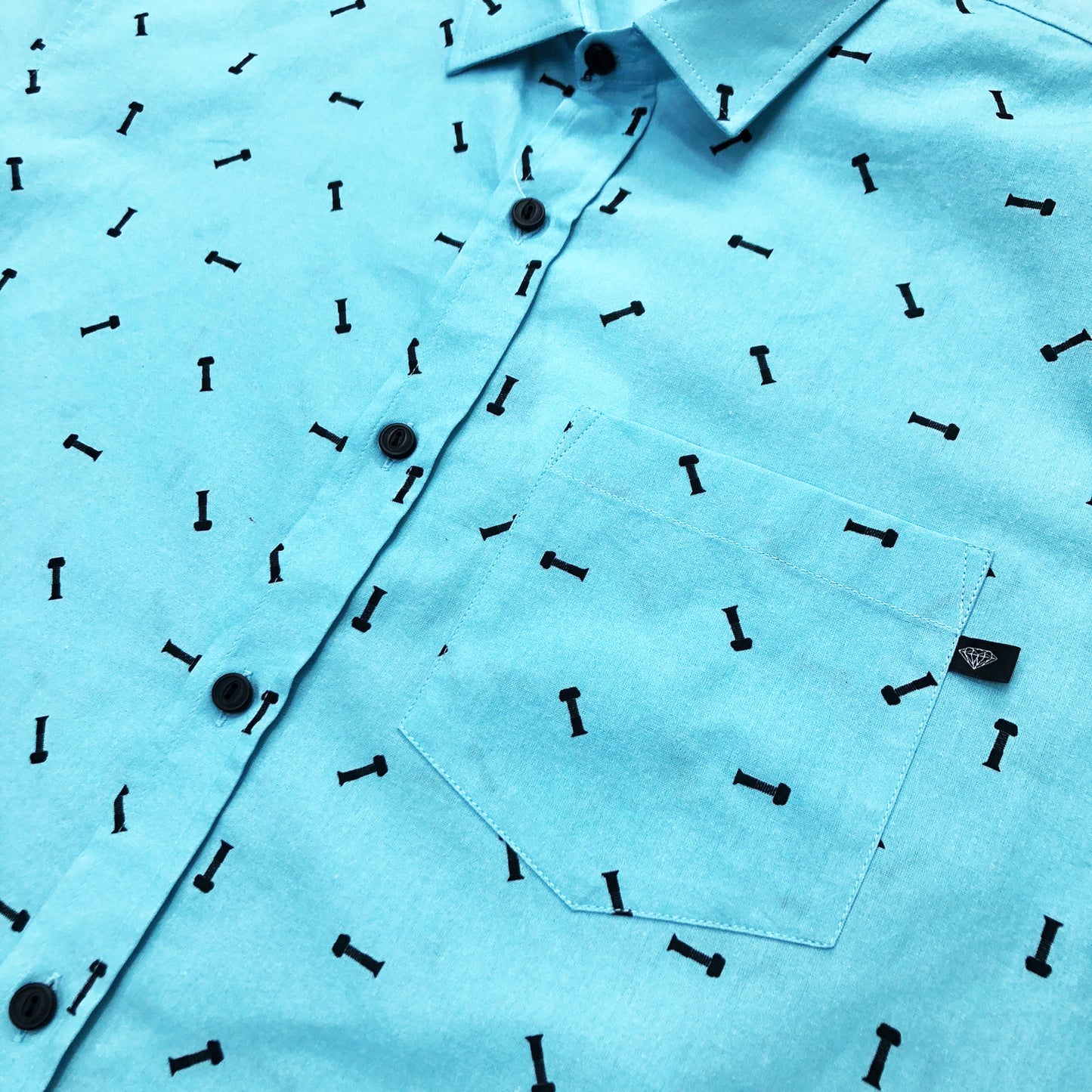 CAMISA DIAMOND HARDWARE BLUE