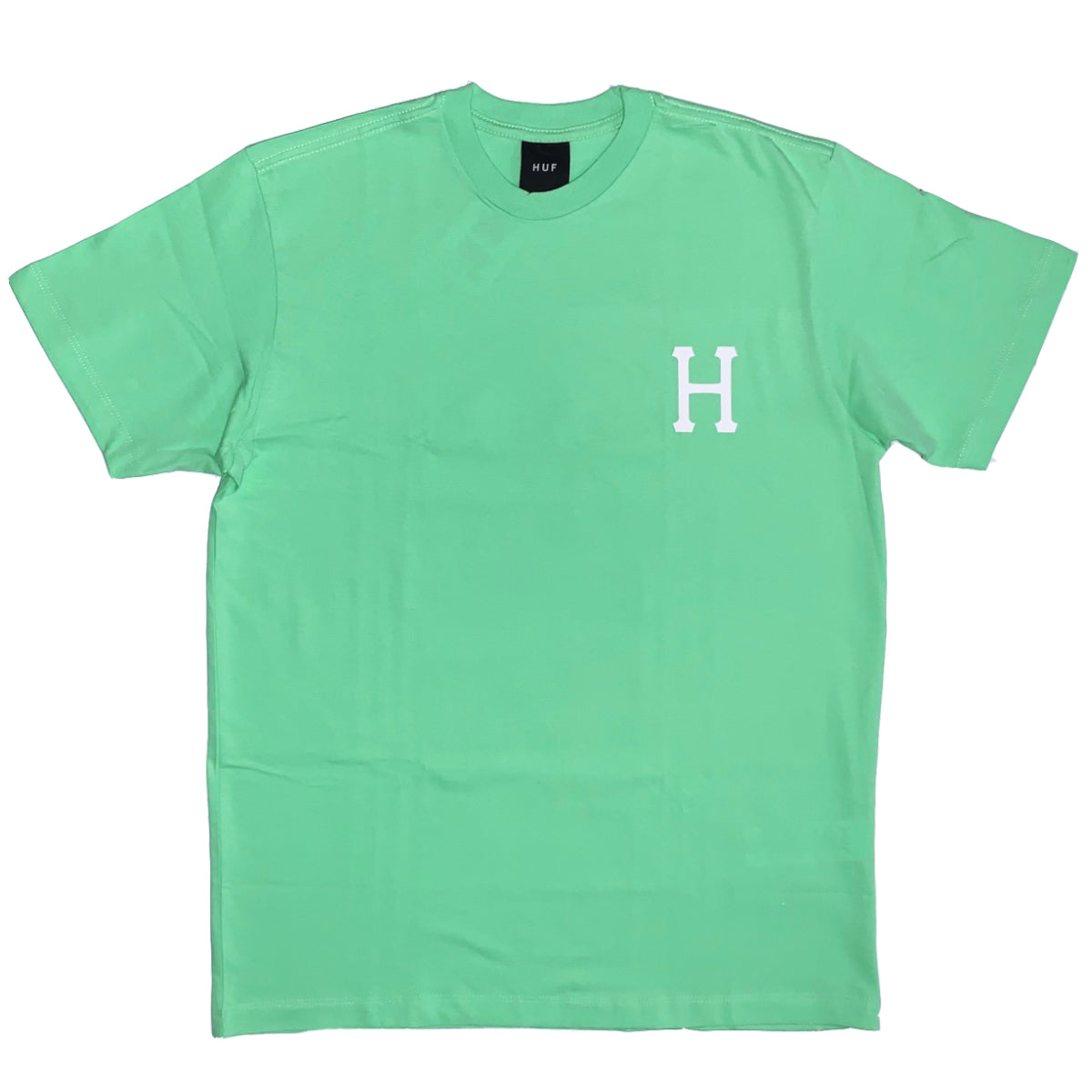 CAMISETA HUF ESSENTIALS CLASSIC H VERDE MINT