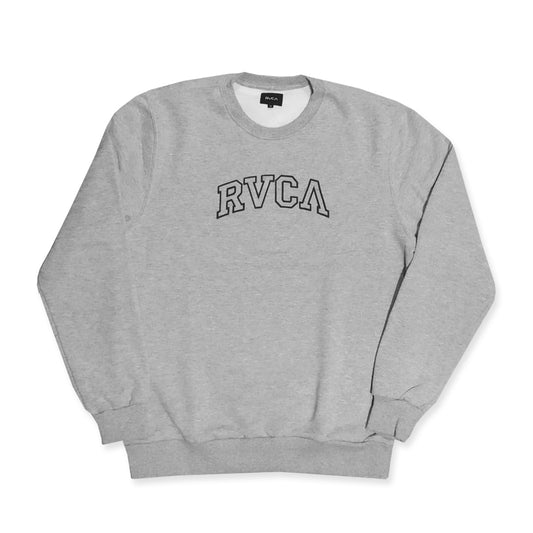 MOLETOM RVCA CARE HASTING BEM CINZA MESCLA
