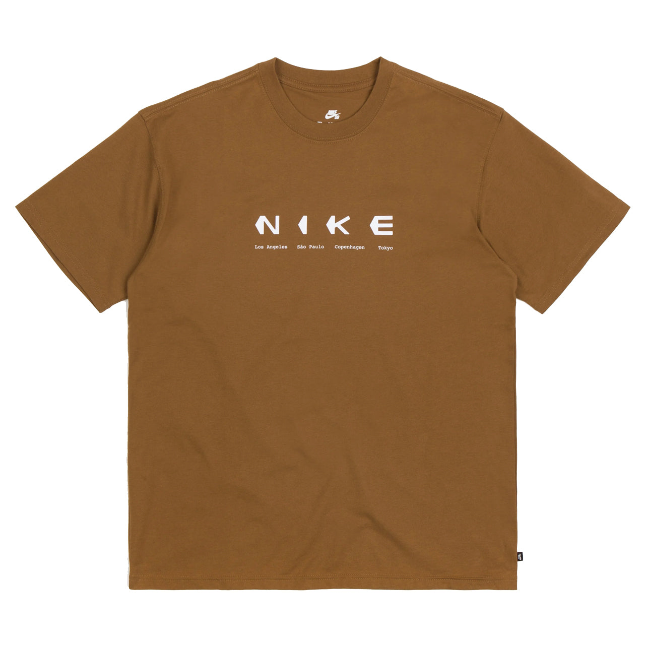 CAMISETA NIKE SB TEE CITY INFO BROWN