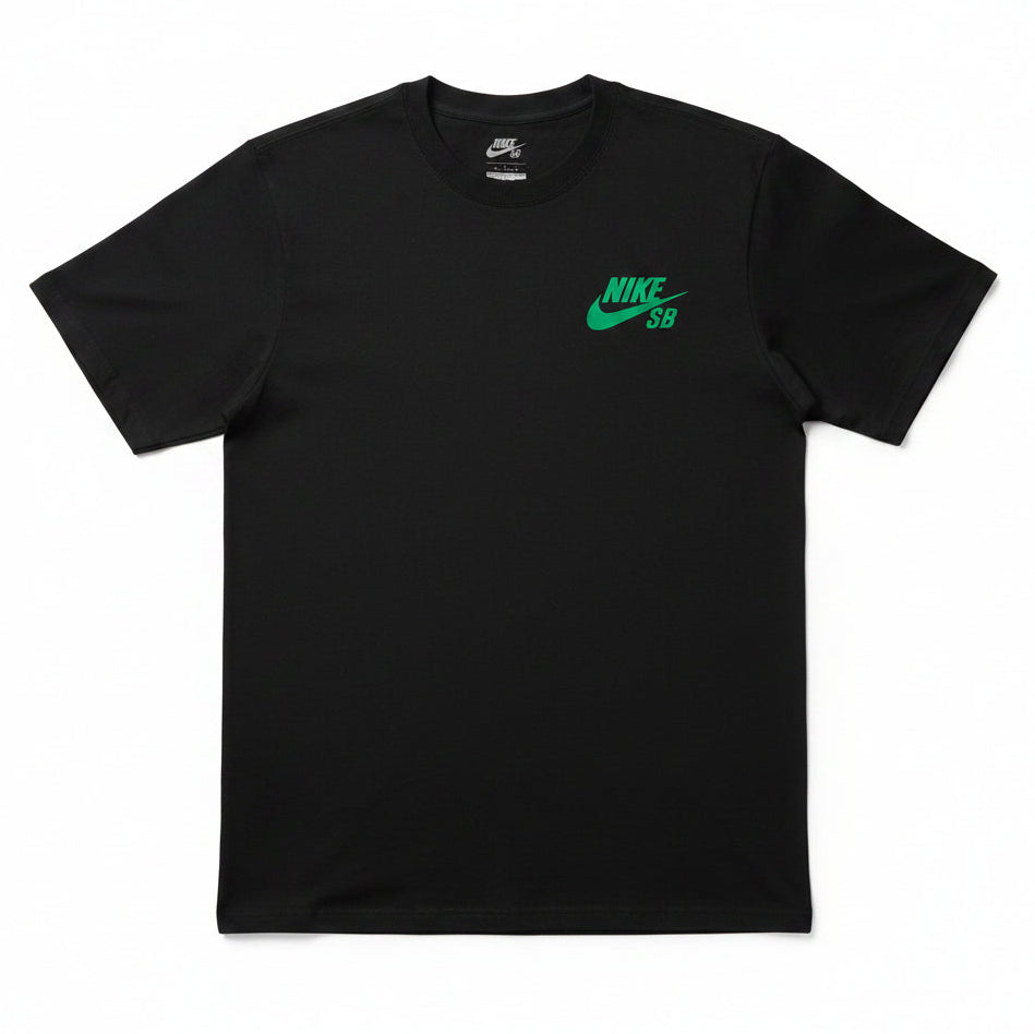CAMISETA NIKE SB LOGO GREEN BLACK