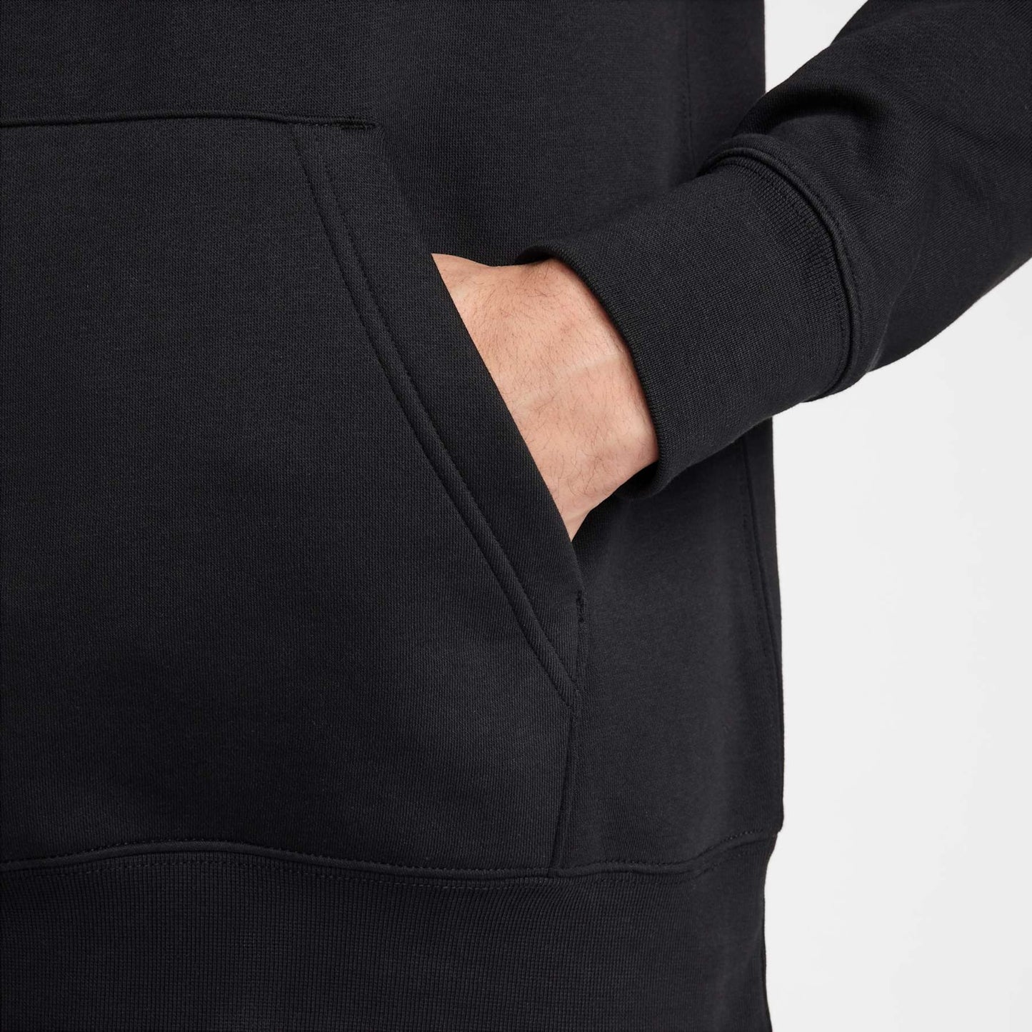 MOLETOM NIKE CLUB FLEECE BLACK