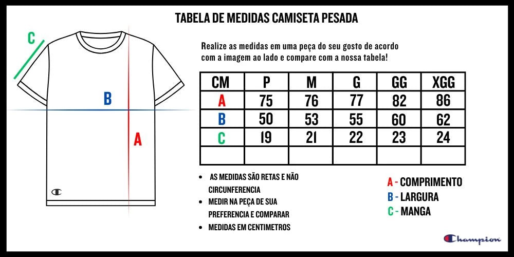 CAMISETA CHAMPION HERITAGE BLACK