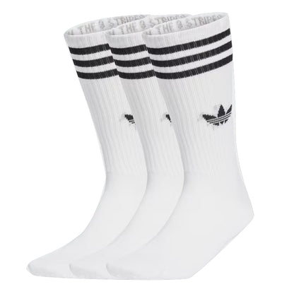 MEIA ADIDAS TRÊS LISTRAS HIGH CREW WHITE