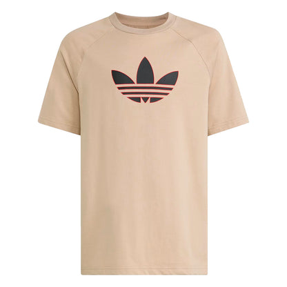 CAMISETA ADIDAS YOUNG TREFOIL STONE/ KHAKY / BLACK
