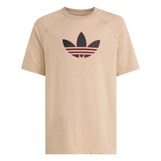CAMISETA ADIDAS YOUNG TREFOIL STONE/ KHAKY / BLACK