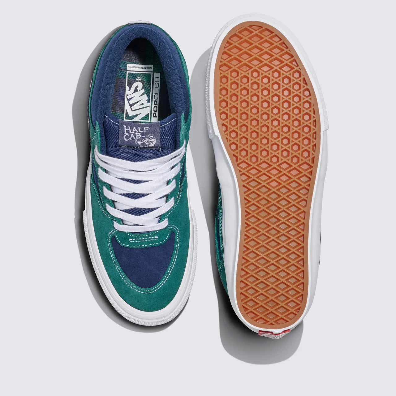 TÊNIS VANS HALF CAB TARTAN BLUE GREEN