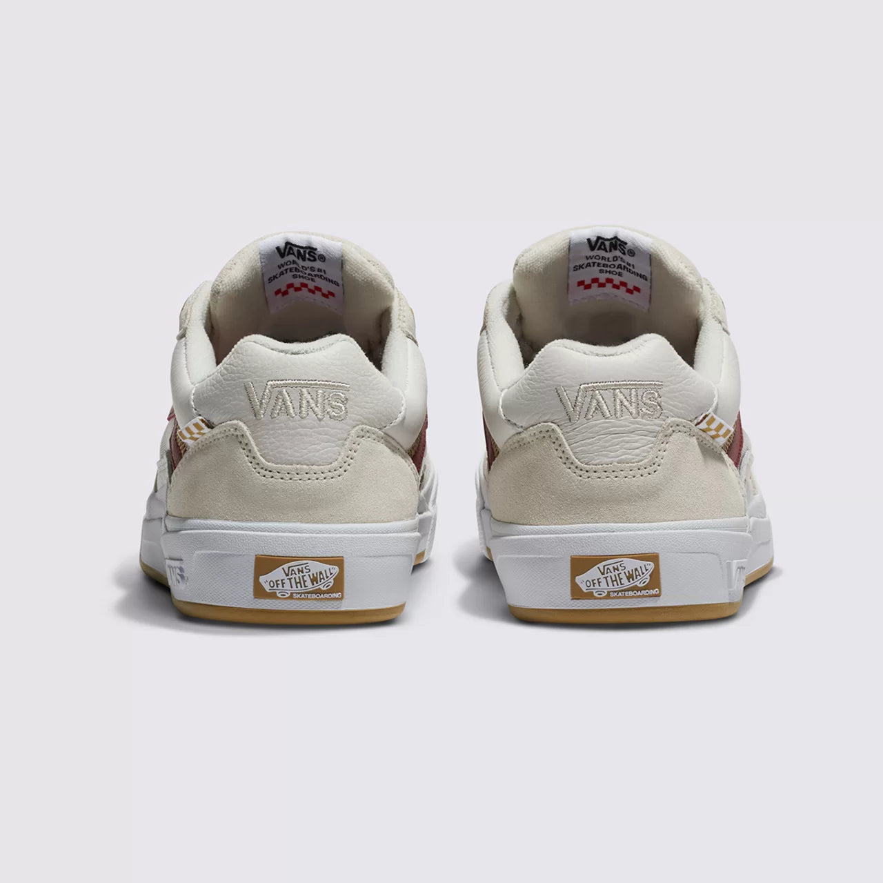 TÊNIS VANS WAYVEE LEATHER TAN / WHITE