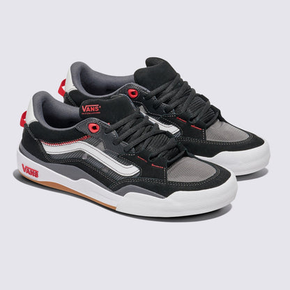 TÊNIS VANS SKATE WAYVEE 2 BLACK/WHITE/RED