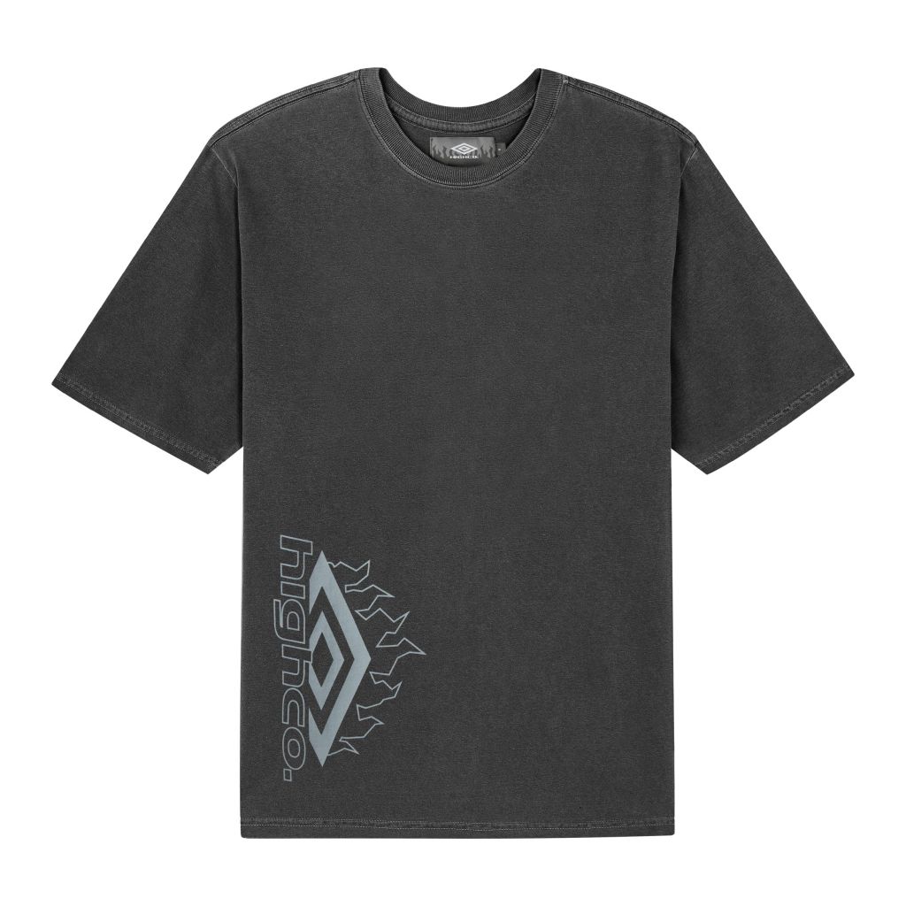 CAMISETA HIGH HIGH X UMBRO WASHED BLACK