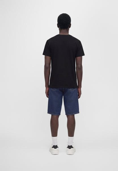 CAMISETA OFF-WHITE L/AB HORIZONTAL CHEST LOGO CLASSIC CREW BLACK