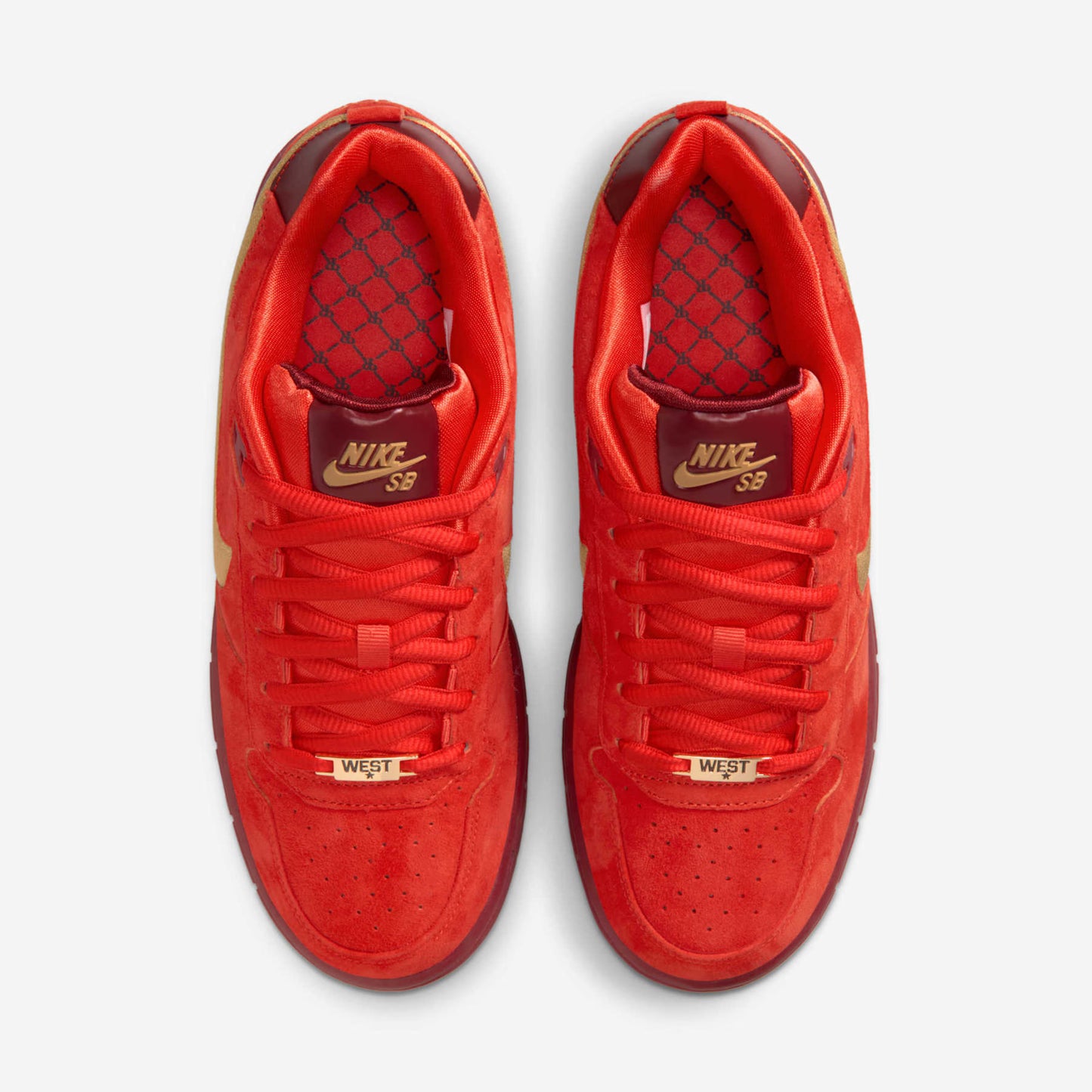 TÊNIS NIKE SB PAUL RODRIGUEZ ZOOM AIR LOW QS HABANERO RED/CLUB GOLD